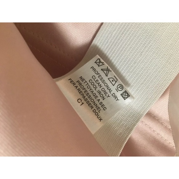 Custom princess dress with high slit blush pink - Picture 5 of 8